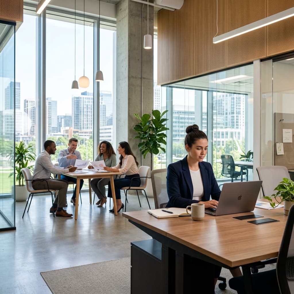 Our office workspace